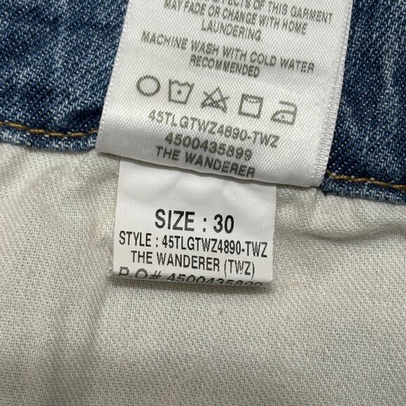 JOE'S Jeans Bermuda High Waisted Fray Hem Cut Off Denim Jean Short Jorts Size 30 - Picture 5 of 6